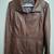 Women's Andrew Marc Brown Leather Jacket Size L 1 thumbnail