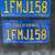 CALIFORNIA BLUE AND YELLOW MATCHING LICENSE PLATES 1968 to 1986 2 thumbnail