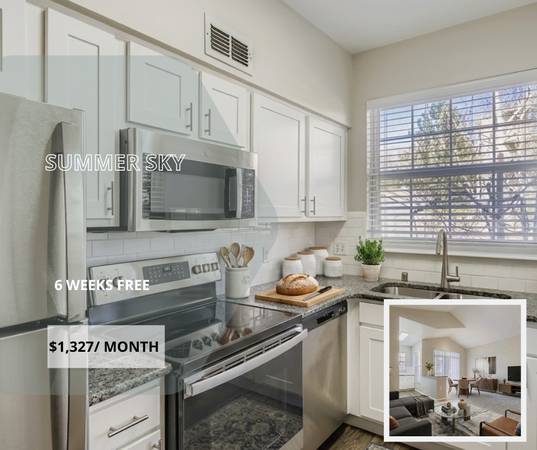 Available Now! Studio Bedroom Apartments at RidgePointe at Gleneagle 1