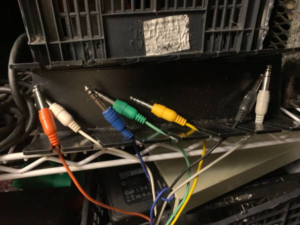 Cable Organizer for studio 1