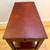 UNIQUE SIDETABLE Solid Wood Trapezoid Shaped Table Nightstand Smoking Room Cigar 5 thumbnail