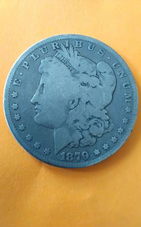 Silver 1879 Morgan Dollar 1