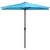 NEW Half Umbrella Outdoor Patio Shade - 9 ft Turquoise Half Round 4 thumbnail