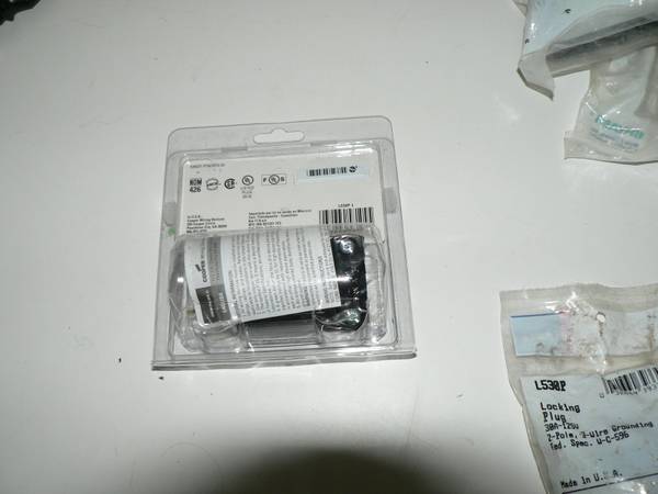 New Generator Plugs, 3 Types - $10 (NW AUSTIN)63471404582531123
