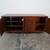 Brown Wood Mid Century Sideboard /w 4-Drawers 10 thumbnail
