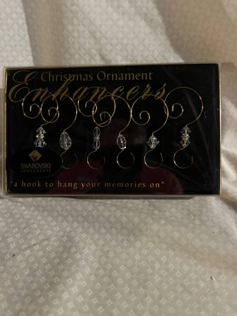 *NIB* 6 SWAROVSKI CHRISTMAS / HOLIDAY ORNAMENT ENHANCERS 1