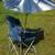 BLUE OUTDOOR FOLDABLE CAMING / SPORT CHAIR (With Personal Umbrella) 2 thumbnail