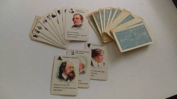 'Authors' Playing Card Game 1