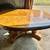 Beautiful antique wood dining set with server and hutch 2 thumbnail