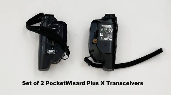 2 PocketWisard Plus X Transceivers 1