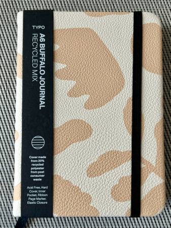 Typo A6 size buffalo journal notebook 1