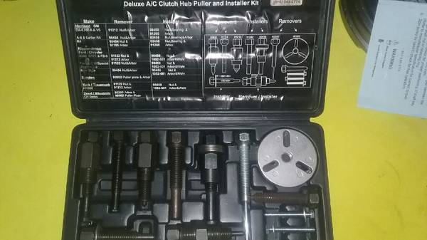 MASTERCOOL AUTO AC - CLUTCH - REMOVE / INSTALLER ...NEW 1