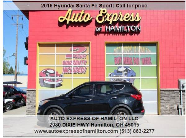 2016 Hyundai Santa Fe Sport $999 Down+TAX, BUY HERE/PAY HERE 1