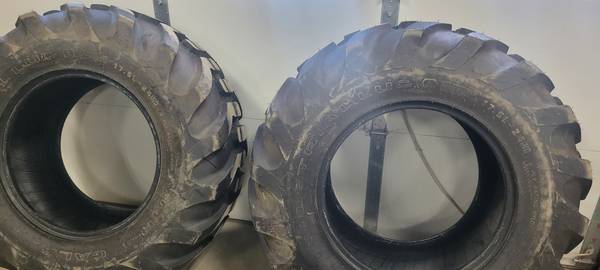 New take off tires and front wheels 17.5-24 - $975 1