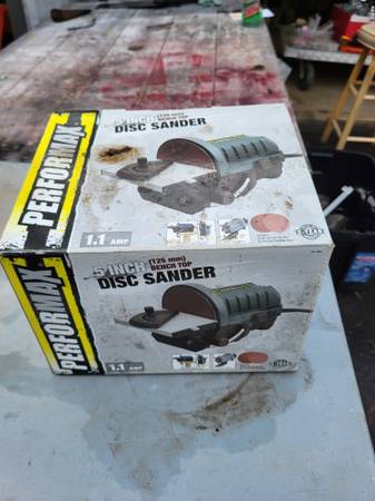 5" Disc Sander Brand New 1