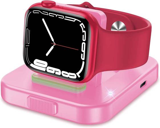 Charger Dock Compatible with Apple Watch, Foldable Magnetic Wireless C 1