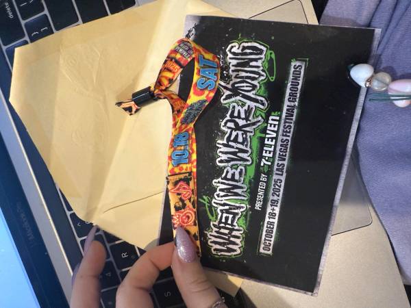 When We Were Young VIP Ticket 1