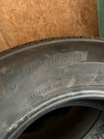 265 65 18 Michelin 1