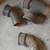 3 used- 4" Cast Iron Drain fittings (pipes), as shown. (all 3for 40 1 thumbnail