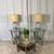 Ashley Furniture Glass, Chrome & Wood 3 Piece Coffee Table Set 8 thumbnail
