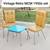 Mid-Century Modern  Retro 1950s Chairs and small Side  Table set 1 thumbnail