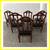 Guy Chaddock Melrose Collection Country English Black Leather Dining C 5 thumbnail