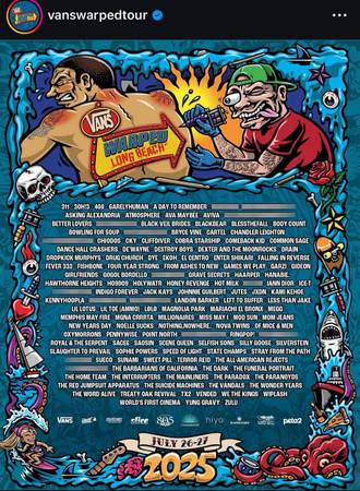 Vans Warped Tour 2025 Long Beach 1