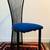 Dining Chair Highback Italian Style in Blue 5 thumbnail