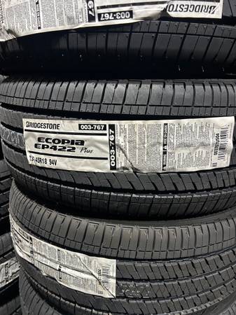 235/45/18 Bridgestone Ecopia 4 New Tires Installed 1