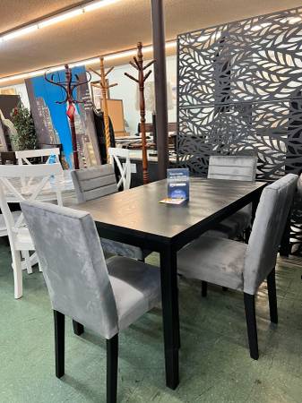Brand New Dining Table with Four Chairs-We deliver 1