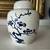 Fitz and Floyd 1976 Vintage Ginger Jar w/Lid Blue On White Floral Pattern 5” 2 thumbnail