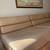 Light brown leather couch 6 thumbnail
