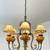 6-Light Chandelier Amber Glass W 1 thumbnail