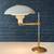 Mid-Century Adjustable Brass Saucer Style Desk Lamp by Dazor, c.1950’s 1 thumbnail