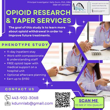 Opioid research & taper services 1