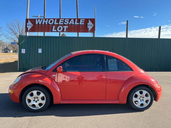 2003 VOLKSWAGEN NEW BEETLE GLS; MANUAL; BRIGHT ORANGE !! 1