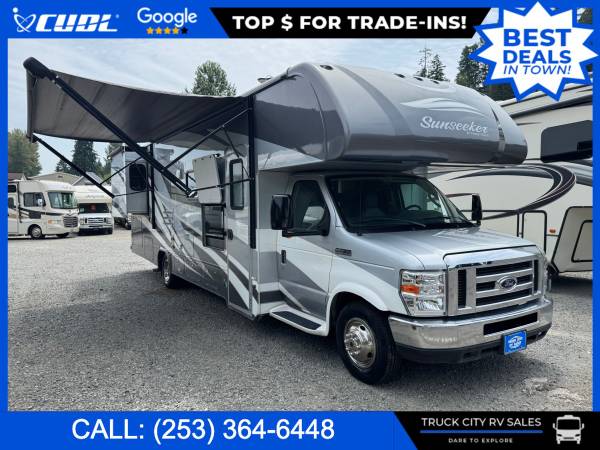 2018 Forest River Sunseeker  32FT Class A Motorhome 2 Slides CLASS C - $59,999 (1621 W Valley Hwy E  Sumner, WA 98390)63470107281153120