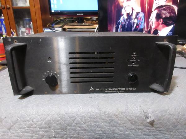 FM Acoustics 1000 watt Amplifier 1