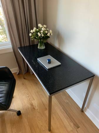 Dinning Table desk Kitchen Table Room And Board quartz top Desk 1
