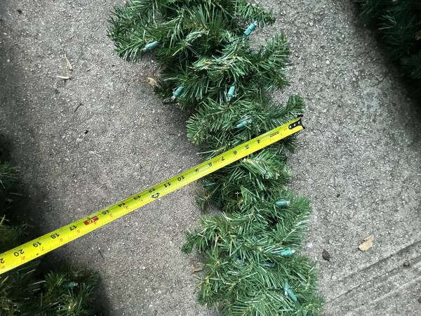 Evergreen Christmas Garland (3) - $60 (Lawrenceville)63441269398403122