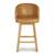 Pair of Article Alta Leather Swivel Counter Stools -Light Oak&Taos Tan 10 thumbnail