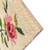 Handmade Classic Rose Latch Hook Rug, Framed 40" x 28" 5 thumbnail