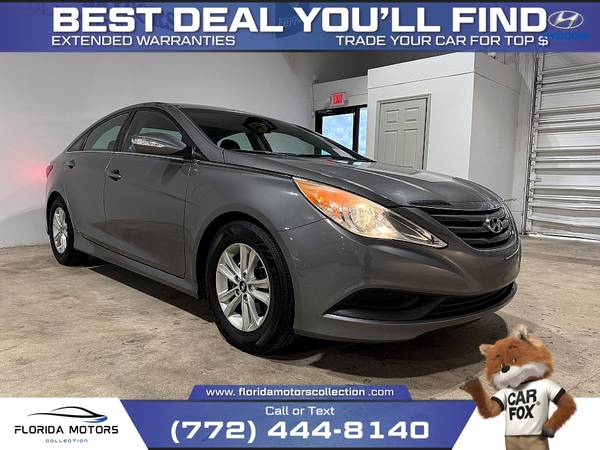 2014 Hyundai Sonata Sonata GLS $144/mes, único propietario, informe CARFAX limpio, bajo precio - $6.999 ($4 TU COCHE @ Florida Motors Collection)63485750811905121