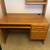 Solid Oak Desk w/ Removable Upper Shelving – $100 1 thumbnail