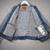 Levi's Trucker Jacket Womens Large Blue Light Wash Ex-Boyfriend 5 thumbnail