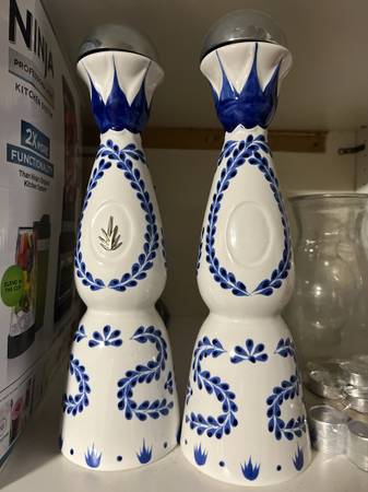 Two Clase Azul Tequila Bottles 1
