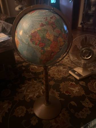 12” Replogle Globe 1970s 1