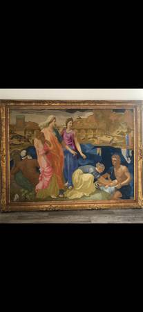 Persian rug Large picture hand knotted Persian Tabriz carpet New 1