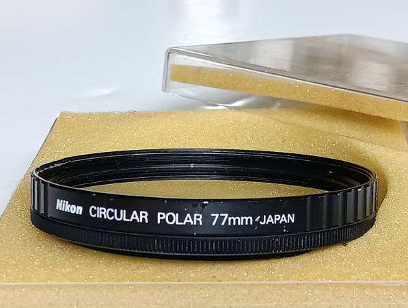 Nikon 77mm Circular Polarizer Filter w/Case MADE in JAPAN 1