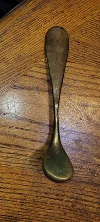 Vintage Brass Golf Club Shoe Horn 1